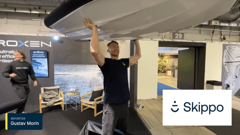 Skippo: Roxen – ny svensk, eldriven och portabel vattenskoter - Roxen Innovations